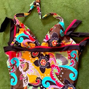 Women’s Tankini top, sz 14, NWOT
